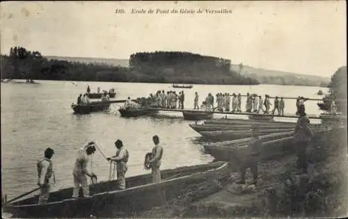 Ak Versailles Yvelines, Ecole de Pont du Genie