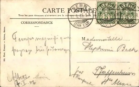 Ak Bern Stadt Schweiz, Kindlifresserbrunnen