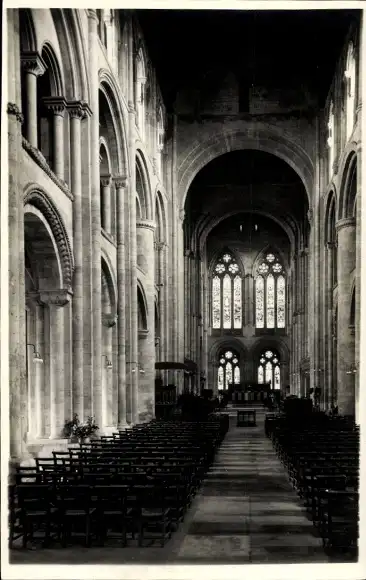 Foto Ak Romsey Hampshire England, Romsey-Abbey