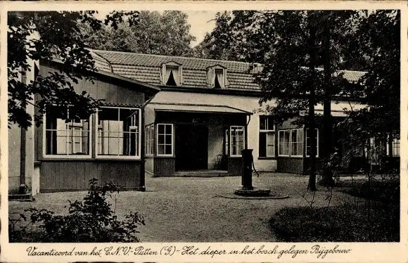 Ak Putten Gelderland, Vacantieoord van het C.N.V., Bijgebouw