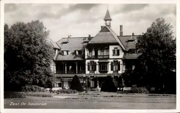 Ak Zeist Utrecht Niederlande, Chr. Sanatorium