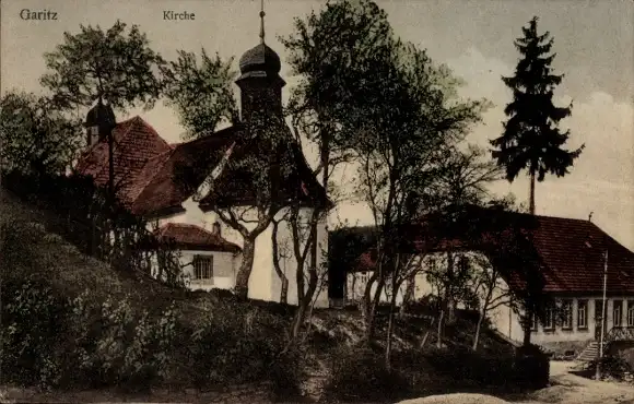 Ak Garitz Bad Kissingen Unterfranken Bayern, Kirche