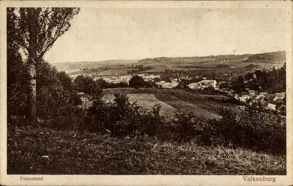 Ak Valkenburg Limburg Niederlande, Panorama