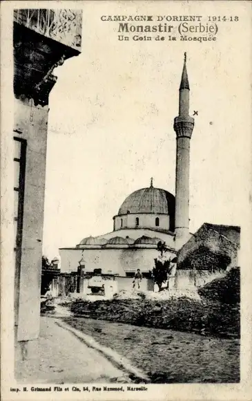 Ak Monastir Mazedonien, Blick zur Moschee