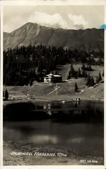 Ak Schröcken Vorarlberg, Sporthotel Körbersee