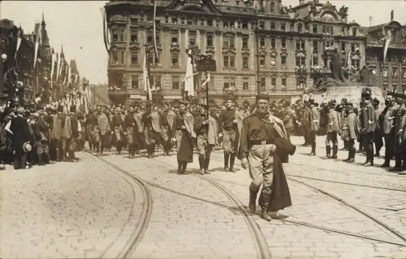 Foto Ak Praha Prag Tschechien, Turnfest 1920