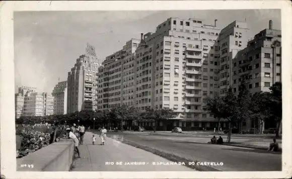 Ak Rio de Janeiro Brasilien, Esplanada do Castello