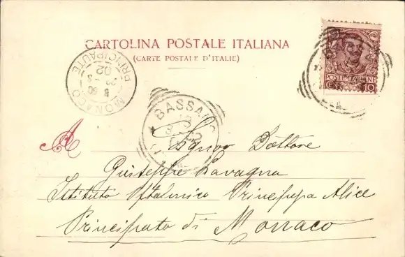 Ak Bassano del Grappa Veneto, Viale Margherita