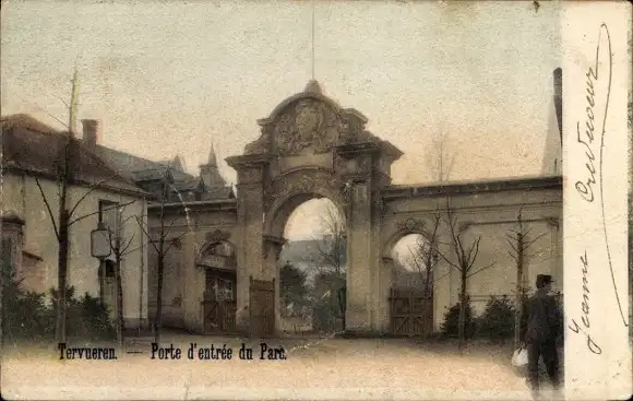 Ak Tervuren Tervueren Flämisch Brabant Flandern, Park, Eingang