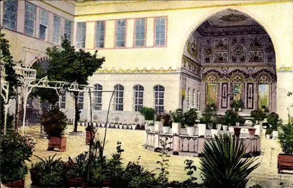 Ak Damaskus Syrian, Haus Stambouli, Innenhof