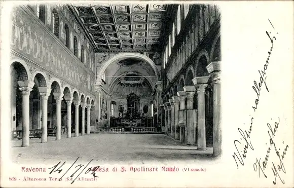 Ak Ravenna Emilia Romagna, Chiesa di S. Apollinare Nuovo