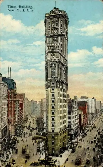 Ak New York City USA, Times Building