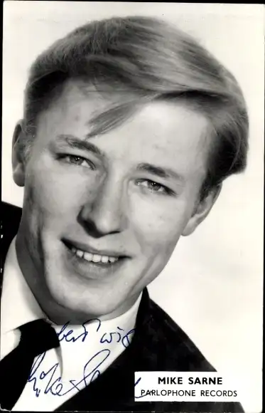 Ak Schauspieler Mike Sarne, Portrait, Autogramm