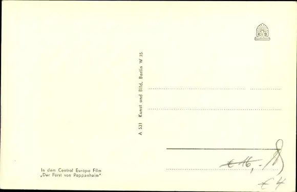 Ak Schauspieler Georg Thomalla, Portrait, Autogramm, Der Fürst von Pappenheim