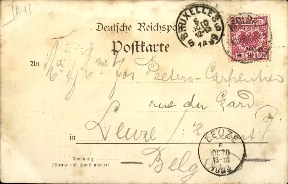 Ak Apolda in Thüringen, Hundemarkt, Marktplatz