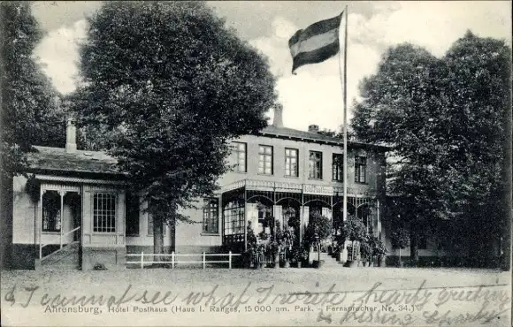 Ak Ahrensburg in Holstein, Hotel Posthaus