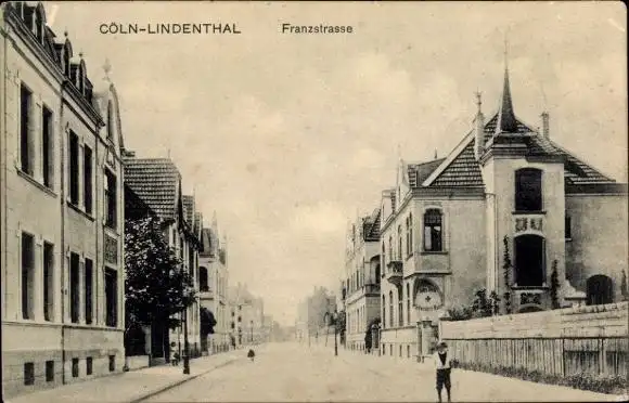 Ak Lindenthal Köln am Rhein, Franzstraße