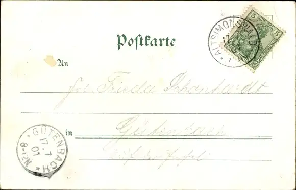 Litho Simonswald im Schwarzwald, Gesamtansicht