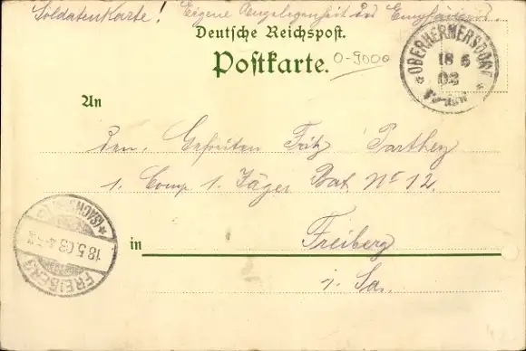 Ak Oberhermersdorf Adelsberg Chemnitz Sachsen, Gasthof, Ball- und Gesellschafts-Saal