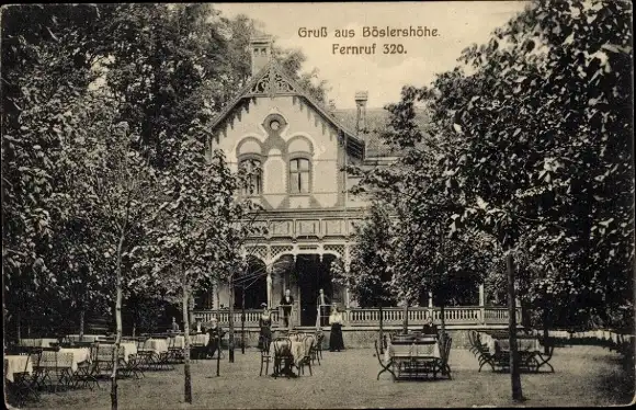 Ak Grudziądz Graudenz Westpreußen, Gasthaus Böslershöhe