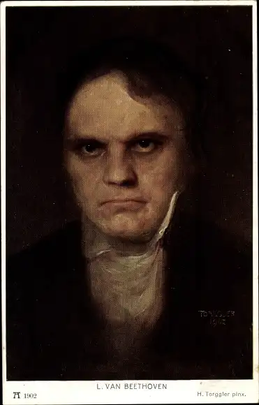 Künstler Ak Torggler, H., Komponist Ludwig van Beethoven, Portrait