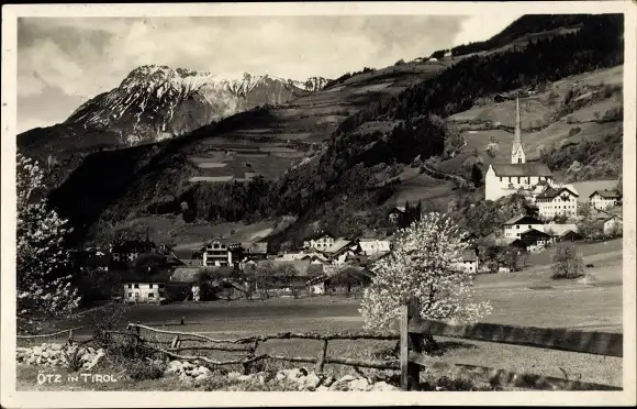 Ak Oetz Ötz in Tirol, Gesamtansicht