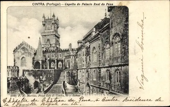 Ak Sintra Cintra Portugal, Capella do Palacio Real da Pena