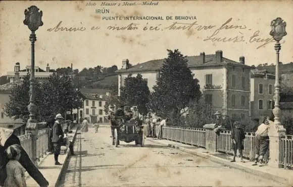 Ak Irun Baskenland Spanien, Behovia International Bridge