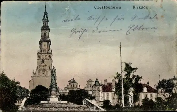 Ak Częstochowa Tschenstochau Schlesien, Kloster