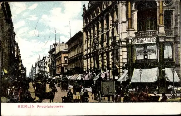 Ak Berlin Mitte, Friedrichstraße