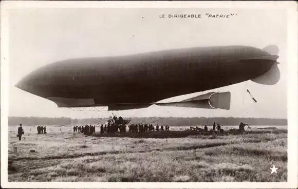 Ak Das Heimatluftschiff