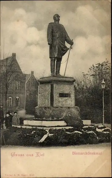 Ak Kiel, Bismarckdenkmal