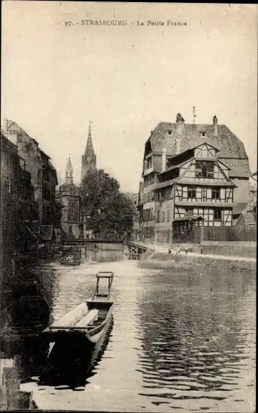 Ak Strasbourg Straßburg Elsass Bas Rhin, La Petite France