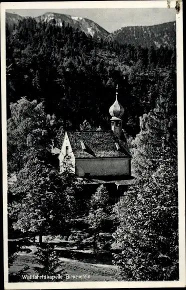 Ak Birkenstein Fischbachau in Oberbayern, Wallfahrtskapelle