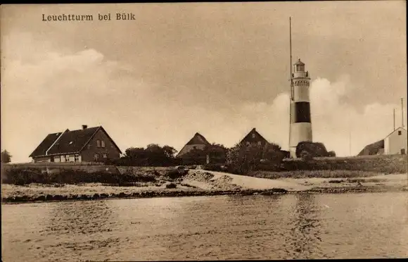 Ak Ostseebad Strande in Schleswig Holstein, Leuchtturm Bülk