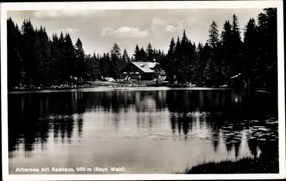 Ak Bayerisch Eisenstein in Niederbayern, Arberseehaus