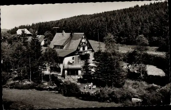 Ak Schönwald im Schwarzwald, Hotel-Pension Inselklause