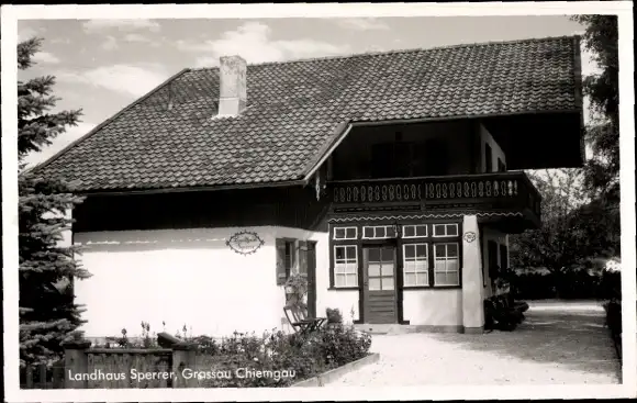 Ak Grassau in Oberbayern, Landhaus Sperrer