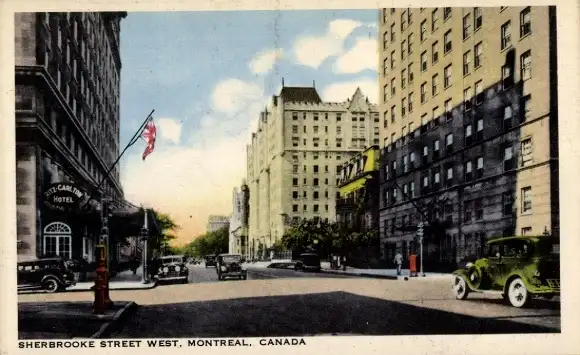 Ak Montreal Quebec Kanada, Sherbrooke Street West