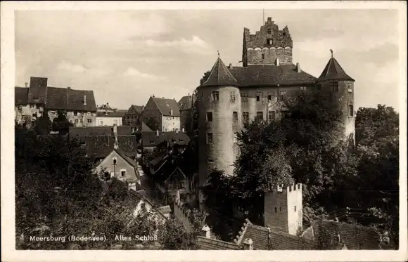 Ak Meersburg am Bodensee, Altes Schloss