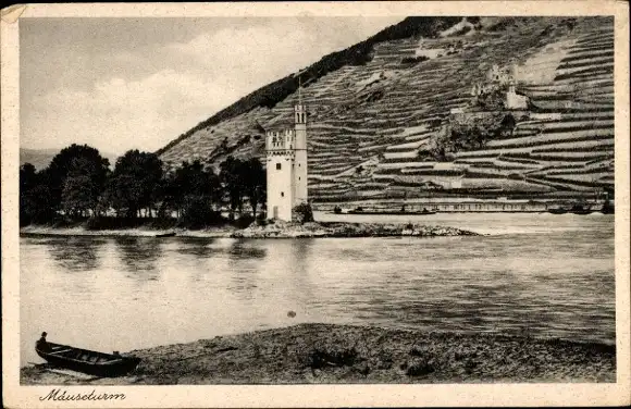 Ak Bingerbrück Bingen am Rhein, Mäuseturm