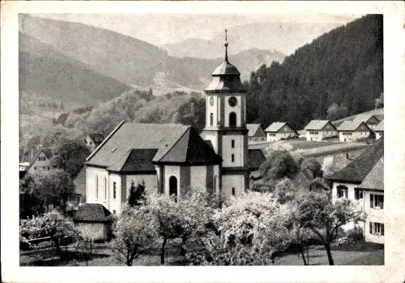 Ak Schenkenzell im Schwarzwald, Kirche, erbaut 1774