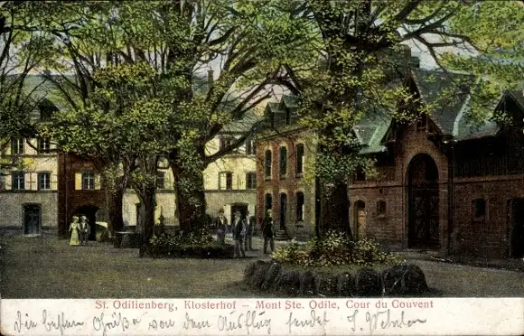 Ak Obernai Elsass Bas Rhin, Odilienberg Mont Sainte Odile