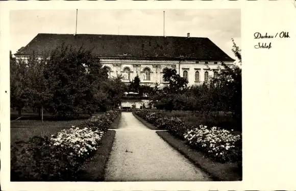 Ak Dachau in Oberbayern, Schloss