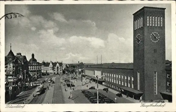 Ak Düsseldorf am Rhein, Hauptbahnhof