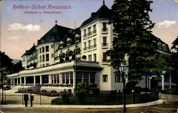 Ak Bad Kreuznach in Rheinland Pfalz, Kurhaus, Palasthotel