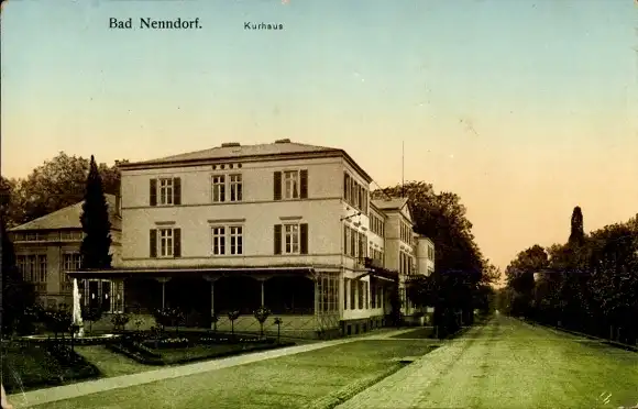 Ak Bad Nenndorf an der Weser, Kurhaus