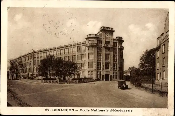 Ak Besançon Doubs, Nationale Uhrmacherschule