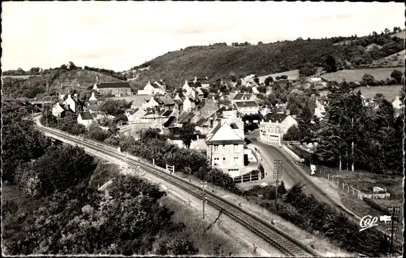 Ak Pont Erambourg Orne, Panorama