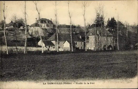 Ak La Trimouille Vienne, Moulin de la Font